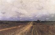 Isaac Levitan The Vladimirka Road china oil painting artist